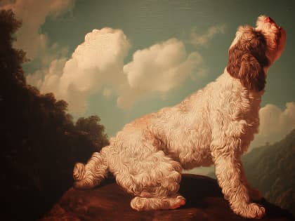 Spaniel's Noble Vigil