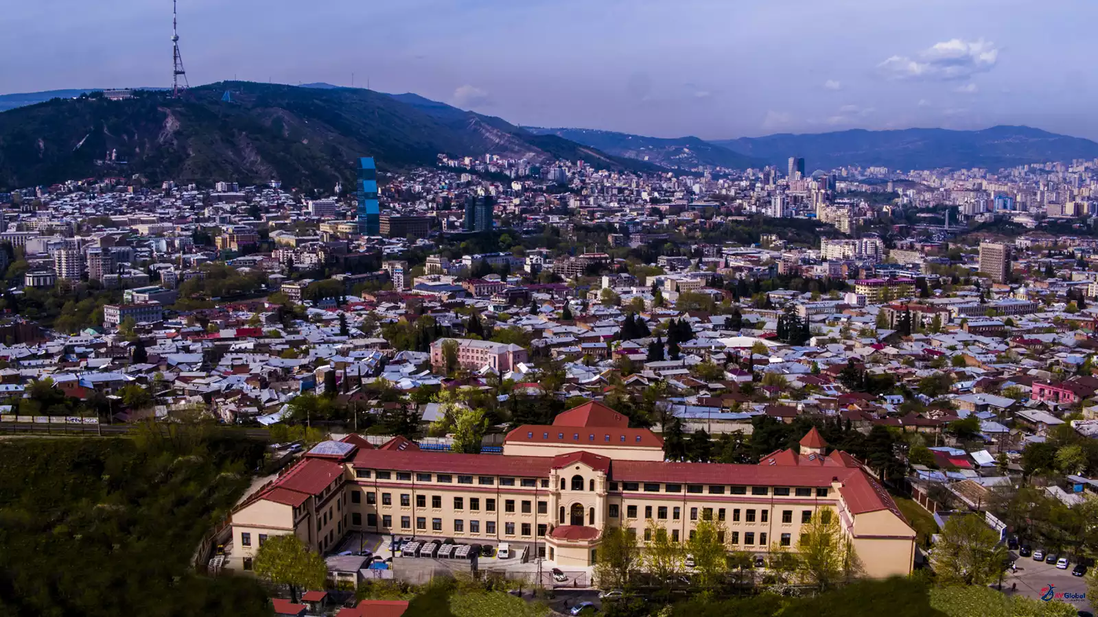 Petre Shotadze Tbilisi Medical Academy aerial view