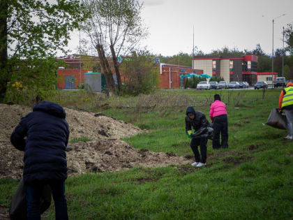 В Курске 19 апреля собрали 178 кубометров мусора и веток