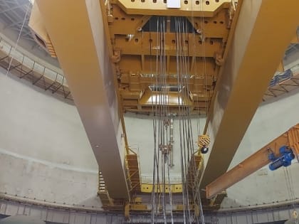 Успешные испытания мостового крана на Курской АЭС-2