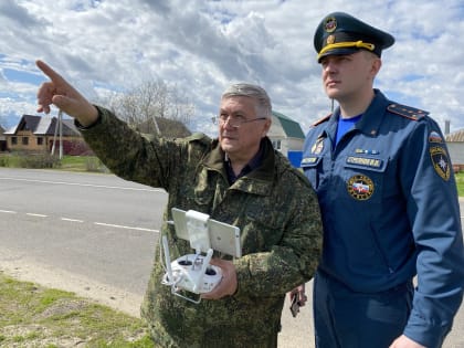 Курские спасатели оценили пожарную обстановку в Золотухинском районе