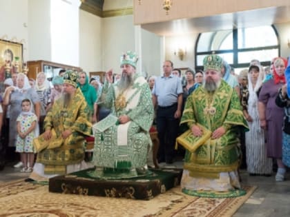 В день памяти Иоанна Оленевского Преосвященнейший епископ Паисий сослужил литургию в селе Соловцовка