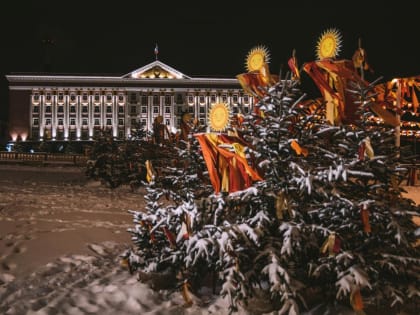 На Красной площади Курска появилась новая праздничная локация