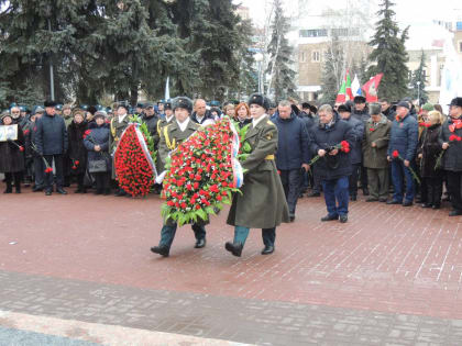 Курские единороссы отметили 34 годовщину со дня вывода Советских войск из Афганистана