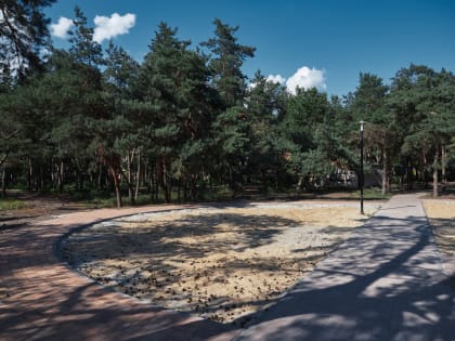 В Курске благоустраивают скверы