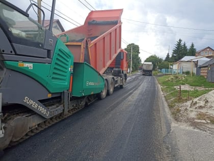 В городе продолжается ремонт автомобильных дорог в рамках национального проекта «Безопасные качественные дороги»