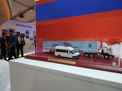 На выставке-форуме «Россия» представлен макет Поезда здоровья из Курской области