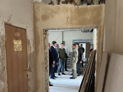 Капремонт поликлиники Курской ЦРБ завершат до конца года