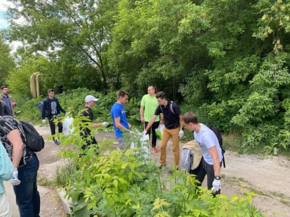 В городе прошел субботник в рамках акции «Вода России»
