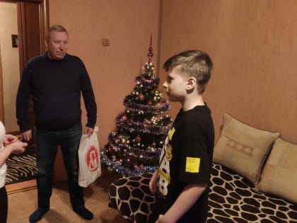 Александр Трубников в рамках акции «Ёлка желаний» исполнил мечту ребёнка