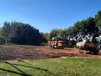 Благоустройство стадиона в Железногорске