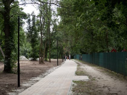 В Курске сквер «Спортивный» ремонтируют за 24 млн рублей