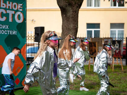 В молодежном пространстве «Реальное место 46/23» проходит встреча на свежем воздухе