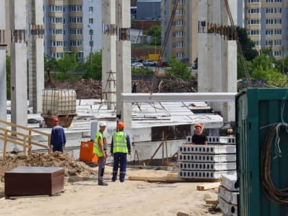В Курске продолжается строительство детской больницы