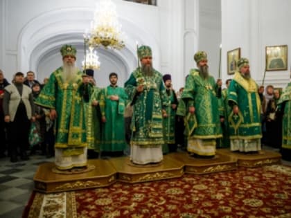 Малая вечерня и всенощное бдение совершены в Свято-Николаевском монастыре Верхотурья