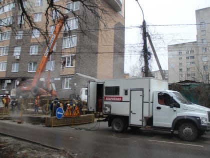 В Курске в дома на улице Павлуновского дали отопление и горячую воду
