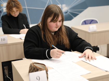 Курские школьники сдают французский язык в региональном этапе Всероссийской олимпиады