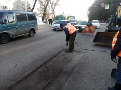 В Курске 4 марта проведут ямочный ремонт на четырех участках