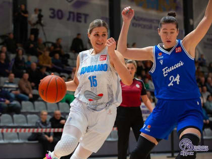 Баскетболистки курского «Динамо» выиграли третью игру подряд