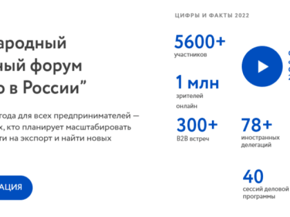 Открылась регистрация на главный экспортный форум страны «Сделано в России»