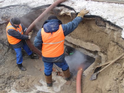 «Квадра» завершила ремонт трубопровода на улице Бутко в Курске