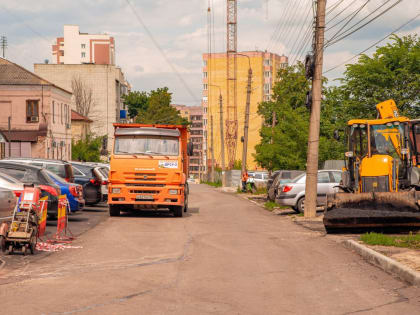 На трех улицах Курска 5 июля проведут дорожные работы на съездах