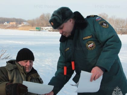 Курские спасатели напоминают об опасности весеннего льда