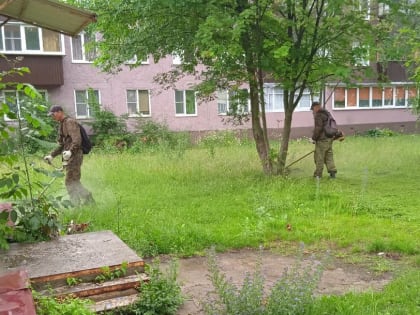 В Курске наводят порядок в общественных пространствах