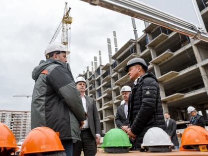 В Курске в ЖК «Солянка Парк» обустраивают коммуникации