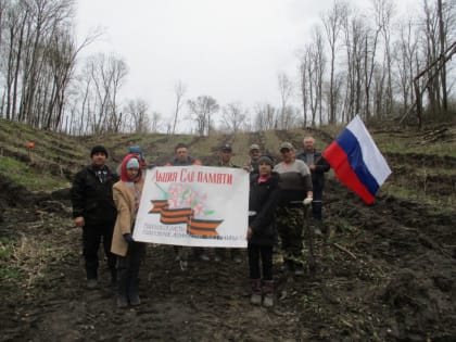 В Курской области прошли акции «Сад памяти»