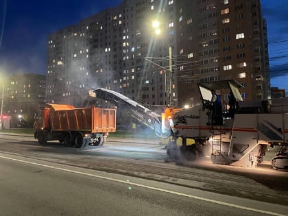 Ремонт дорожного покрытия проходит на 9 участках Курска