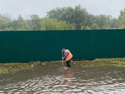 В Курске из-за непогоды дорожные бригады перевели на усиленный режим работы