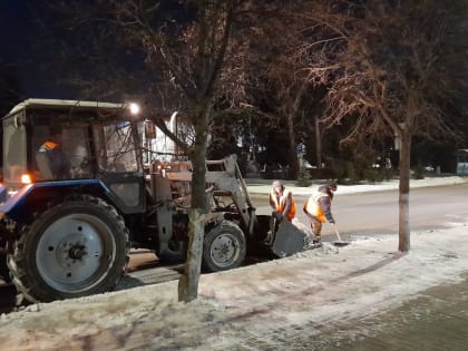 Дорожная служба Курска работает в круглосуточном режиме