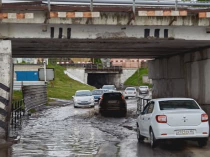 В Курске определены наиболее подтапливаемые участки автодорог