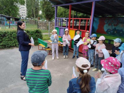 Месячник безопасности на водных объектах. Занятие в МКДОУ Детский сад № 10 «Улыбка»