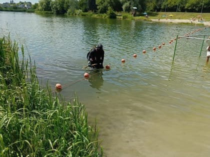 Курские пляжи очистили от клещей и мусора