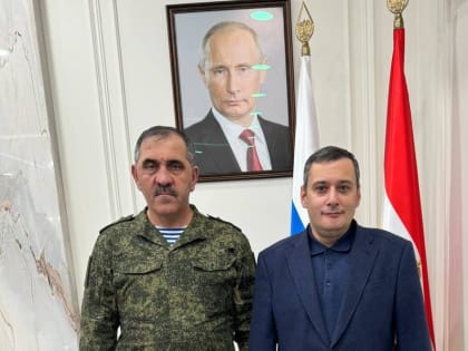 В Курске Александр Хинштейн по рабочим вопросам встретился с заместителем министра обороны РФ
