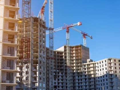 Более 1 млн кв. м жилья построили с начала года при участии ДОМ.РФ