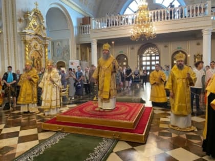 Сонм архиереев совершил Всенощное Бдение в канун Дня памяти святого праведного воина Феодора Ушакова