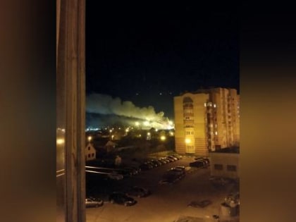 В Белгородской области произошли пожары на двух гражданских объектах