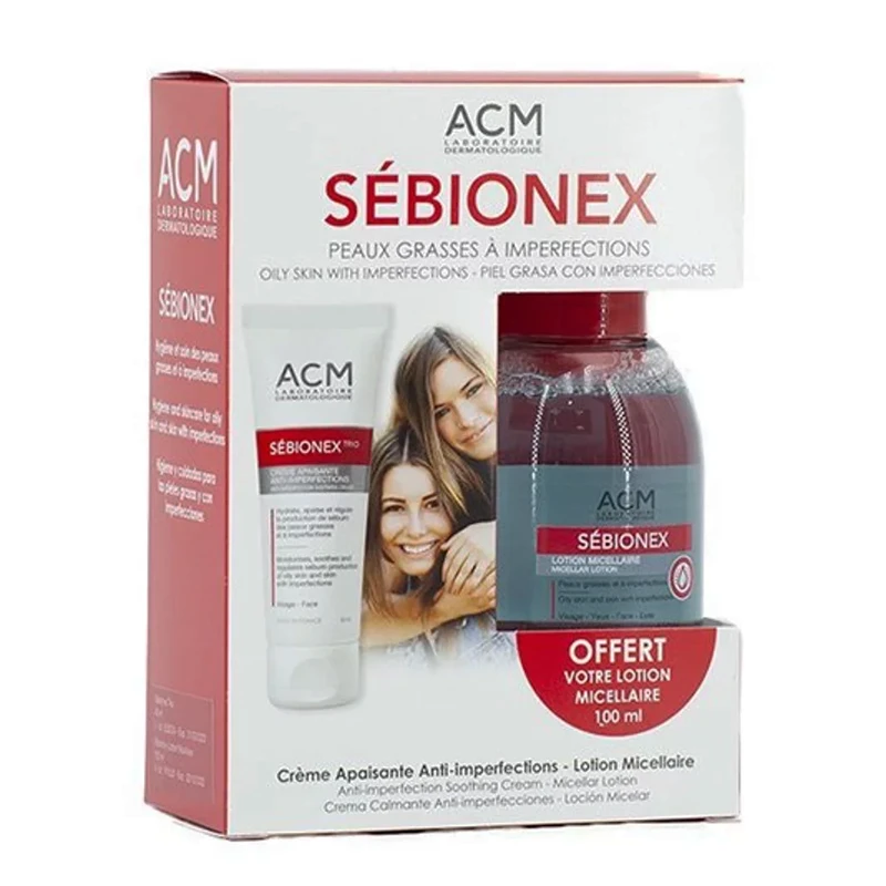 Sebeno Sébionex Trio – Crème Apaisante Anti-Imperfections + Lotion Micellaire ...