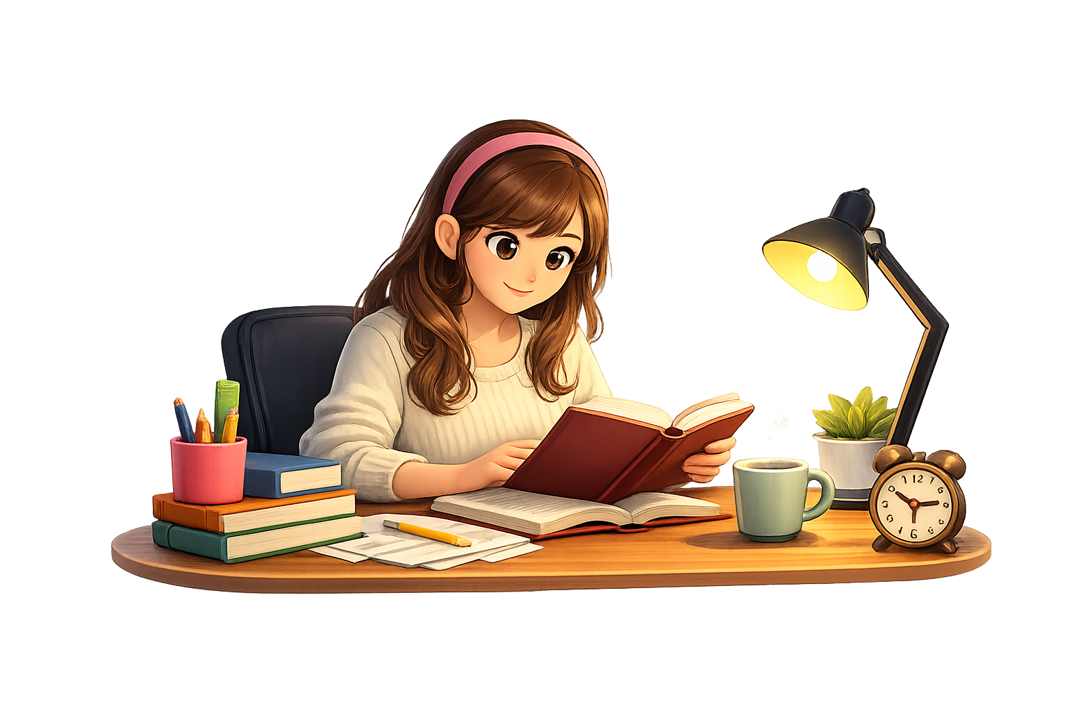 Student getting online assignment help