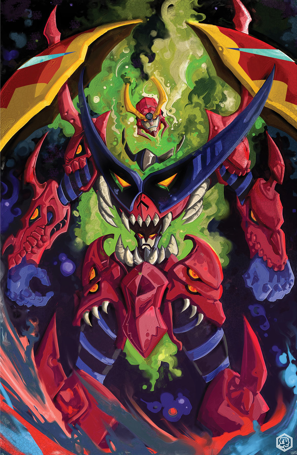 Gurren laagan anime art print
                    