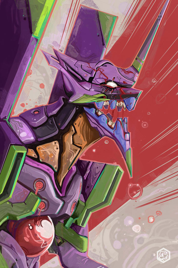 EVA 001 Berserker Neon Genesis Evangelion