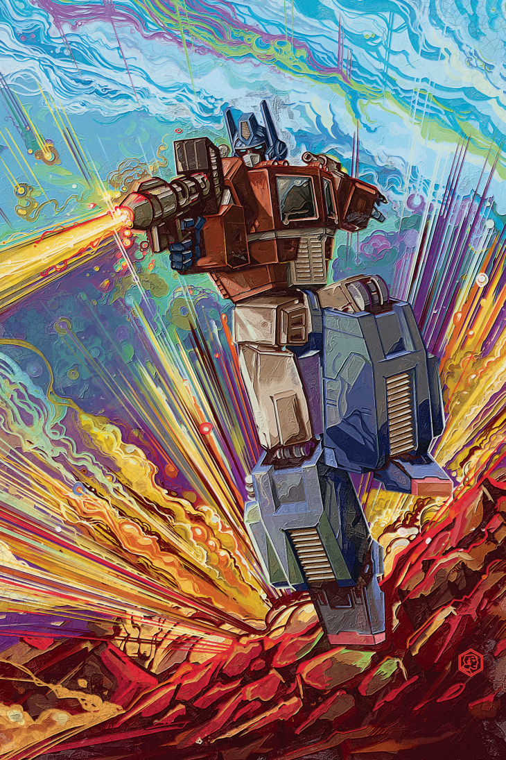 Transformers Autobots Optimus Prime 80's cartoon animated