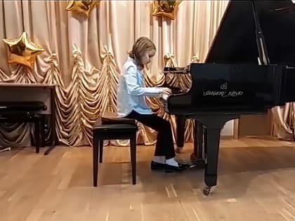 Ученица Детской Школы Искусств приняла участие в конкурсе