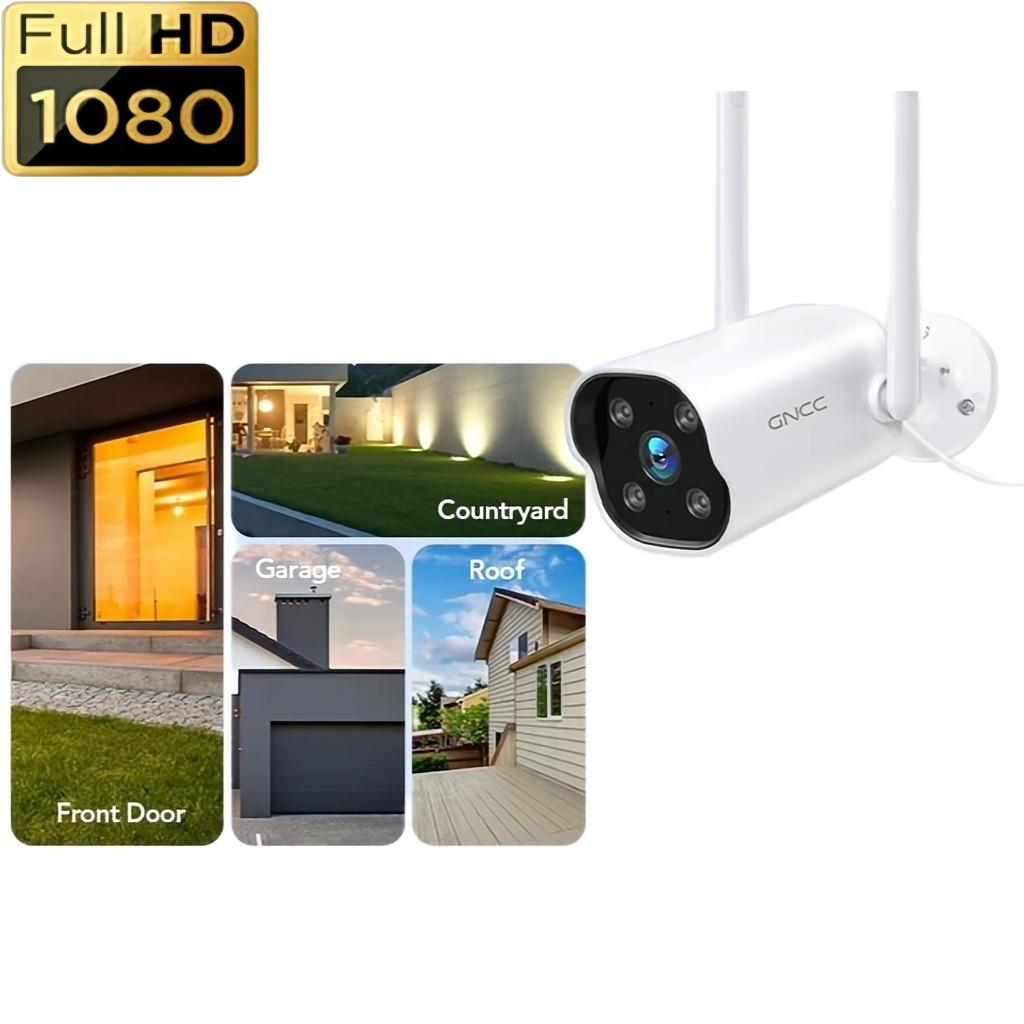 Gncc caméra de surveillance 1080p intérieures gc2, babyphone vidéo