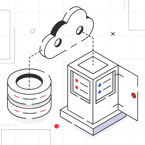 Cloud Hosting Illustration