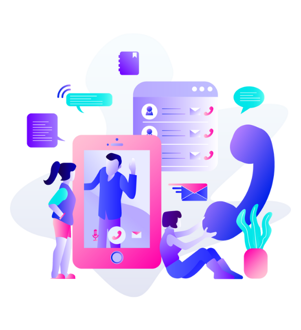 Contact Us Illustration