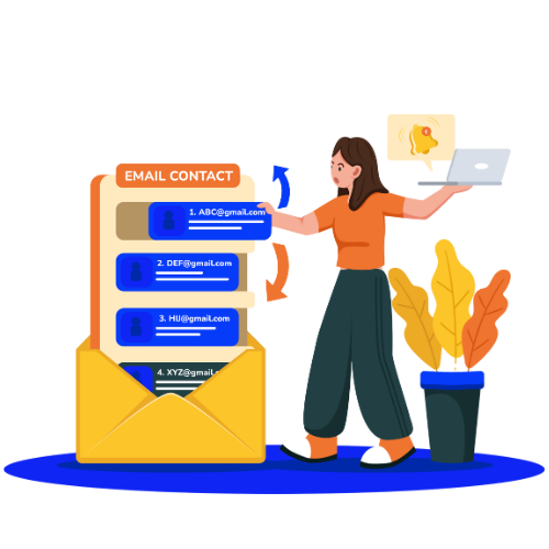 Email management illustration